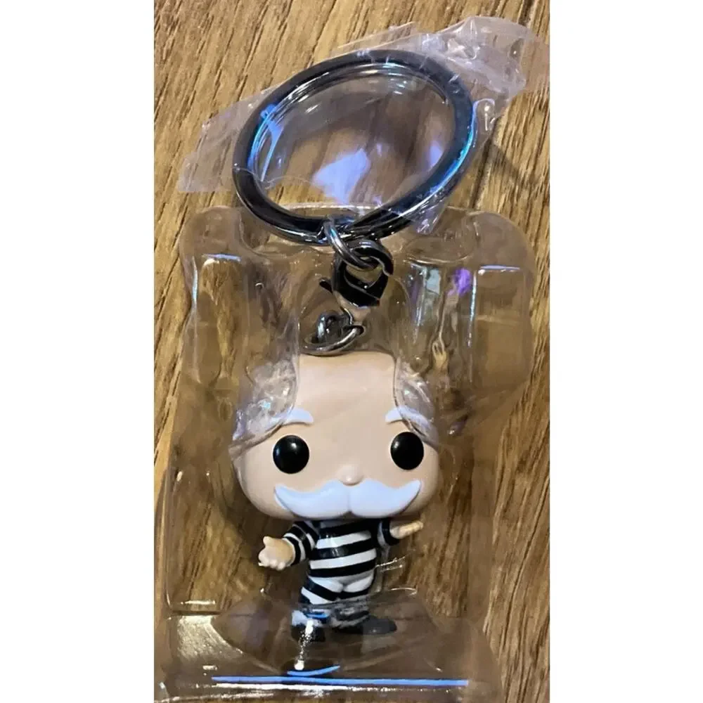 Monopoly Funko Pocket Pop Mr. Monopoly in Jail Vinyl Figure Key Chain 2020